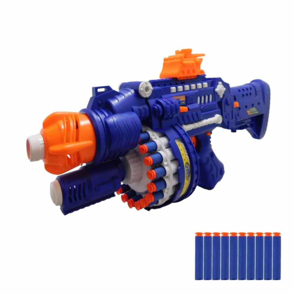 Helautomatisk Soft Bullet Gun inkl. 40 pilmagasin