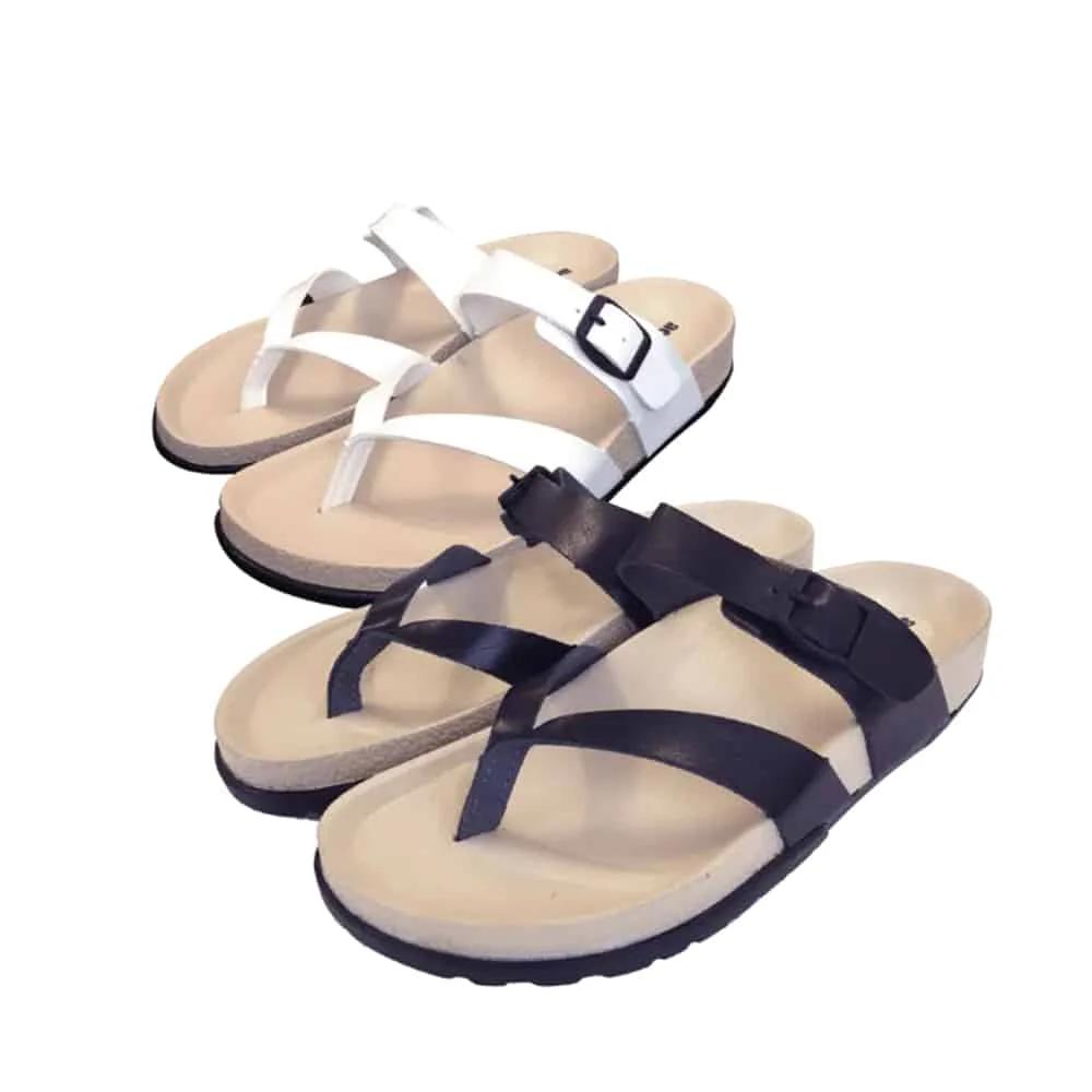 Sandaler Aerosoft Soft Unisex - vit eller svart - Bild 2