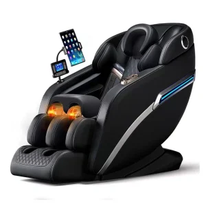 Massagestol 4D Pro+ Svart med Värmeterapi och Röststyrning – Modell M9