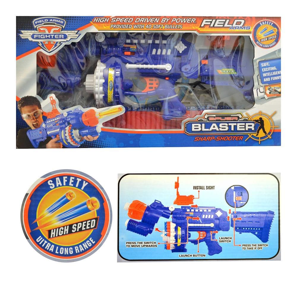 Helautomatisk Soft Bullet Gun inkl. 40 pilmagasin - Bild 5