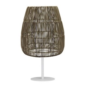 Bordslampa AGNAR Utomhus Saigon vit/natur 71cm PR Home