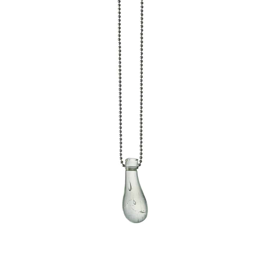 Halsband droppe klarglas