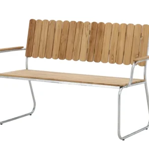 Holmsund sittbänk - trä / zink