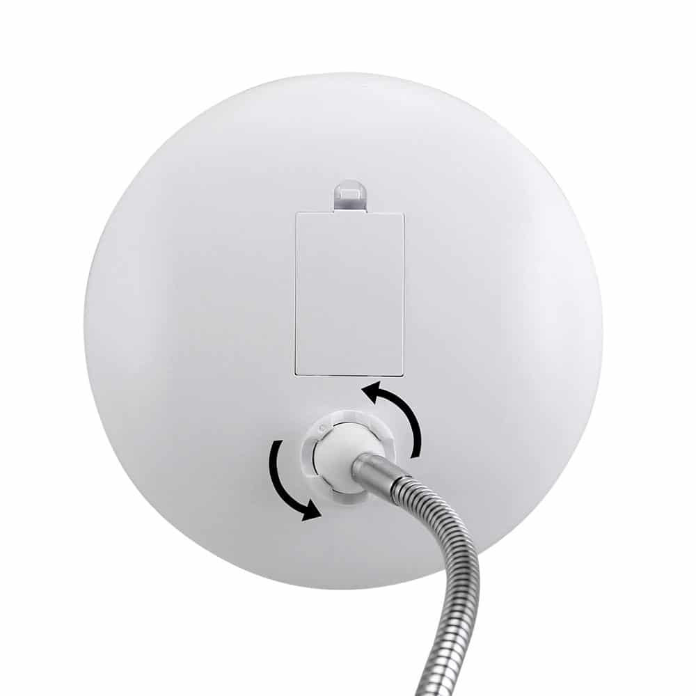 Sminkspegel LED 10 x zoom med sugpropp och flexibel arm - Bild 6