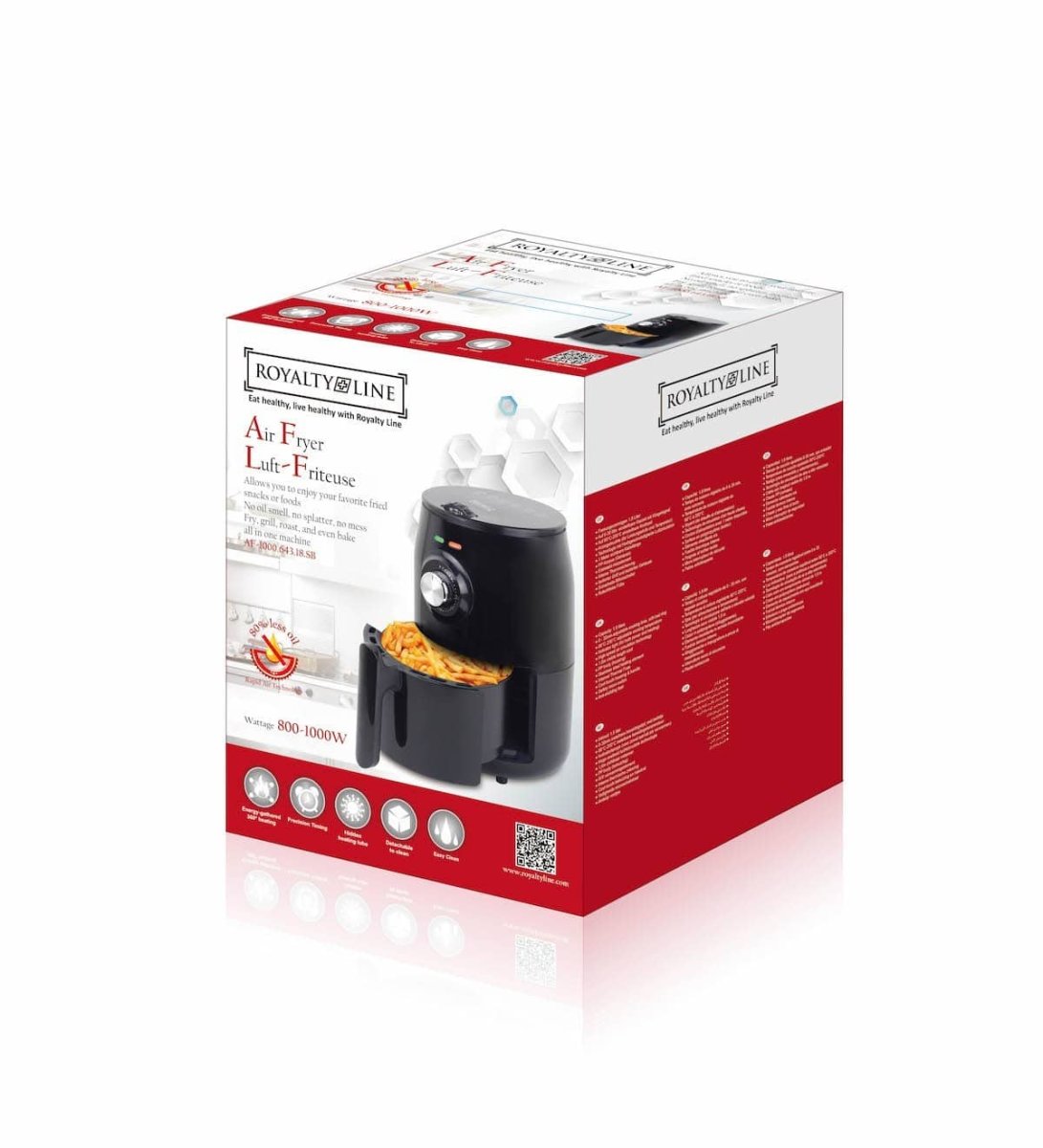 Airfryer 1,8 L. Royalty Line - baka, rosta och fritera - Bild 6