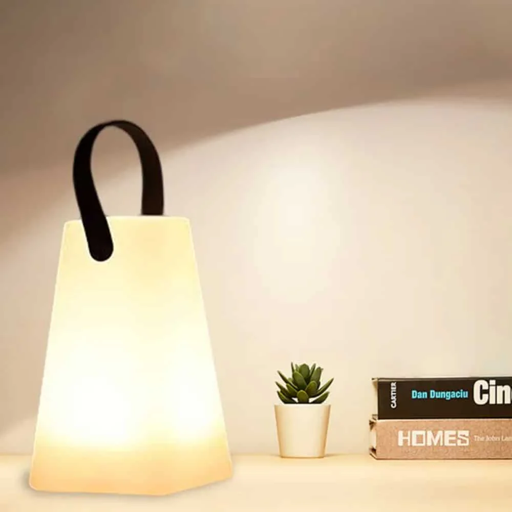 Bordslampa LED med handtag - fyrkantig eller oval - RGB färgförändringar - Bild 9