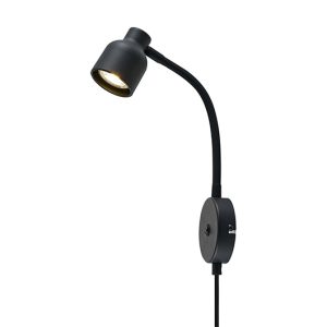 Vägglampa  CATANIA  Svart  JUUS