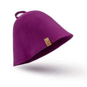 Bastuhatt av 100% ull – Fuchsia