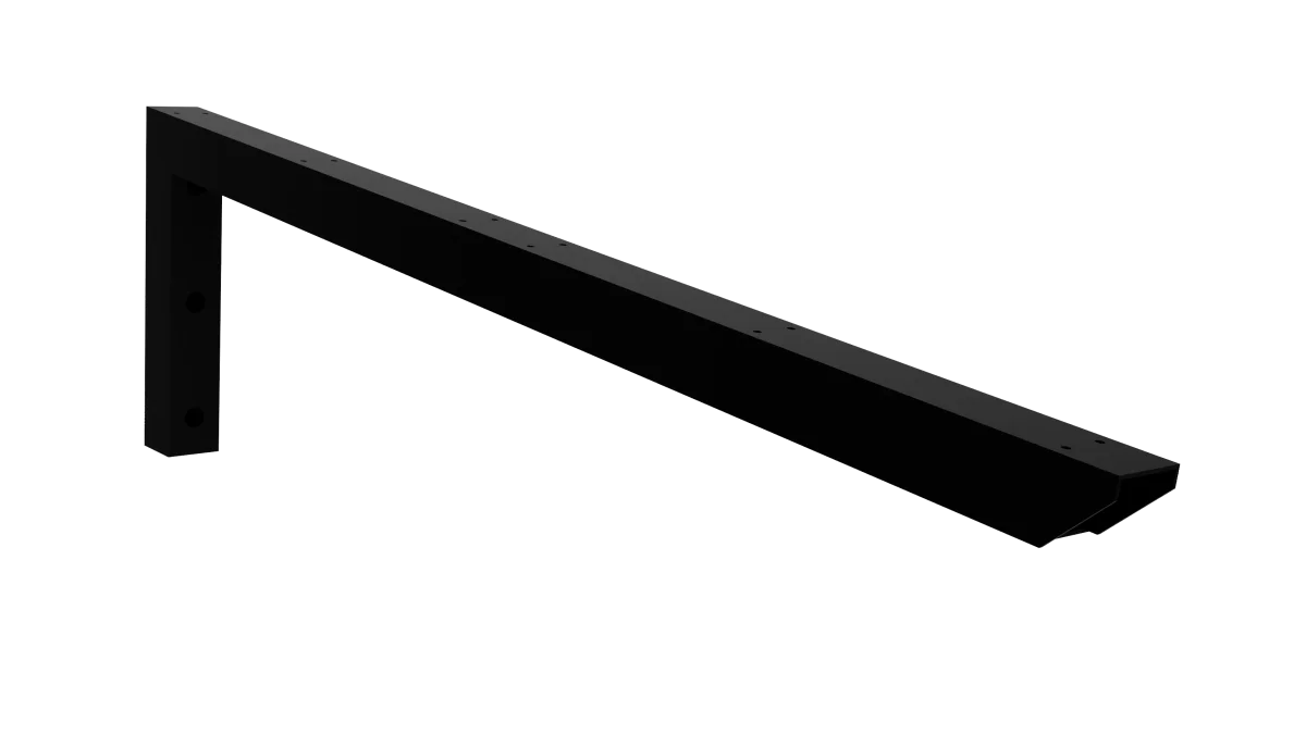 MODERN lös konsol entrétak, L85 x D4 x H25 cm, svart - Bild 2