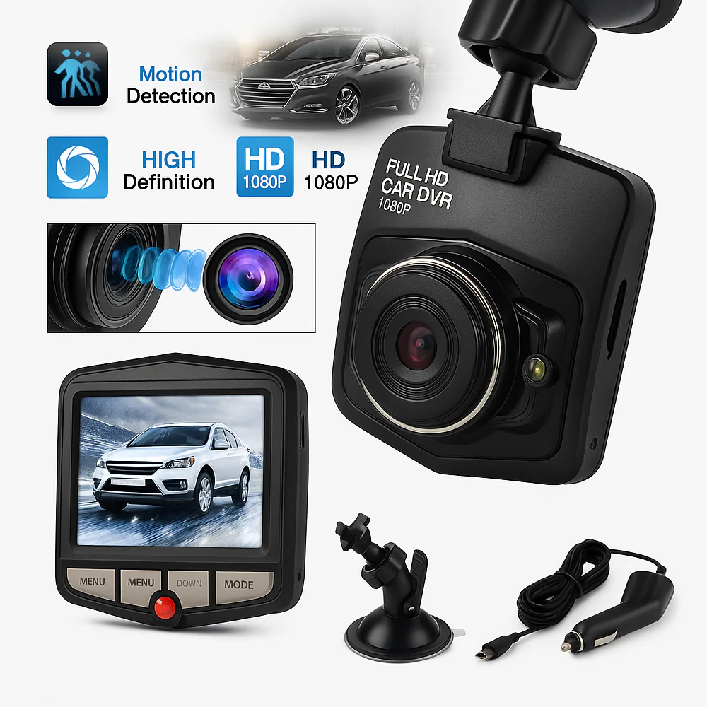 Bilkamera/Dashcam 2,4" skärm (Full HD 1080) - Bild 4