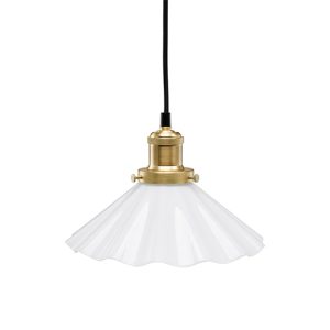 Fönsterlampa AUGUST Opal veckad 25 cm PR Home