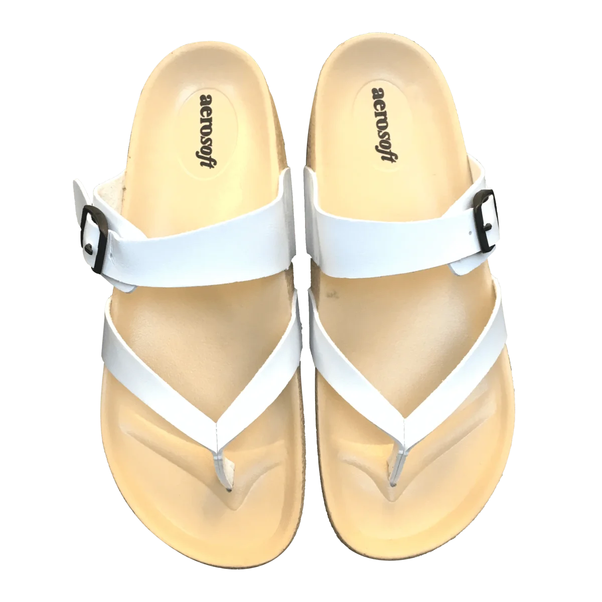 Sandaler Aerosoft Soft Unisex - vit eller svart - Bild 6