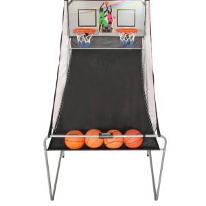 Basketspel med 4 bollar