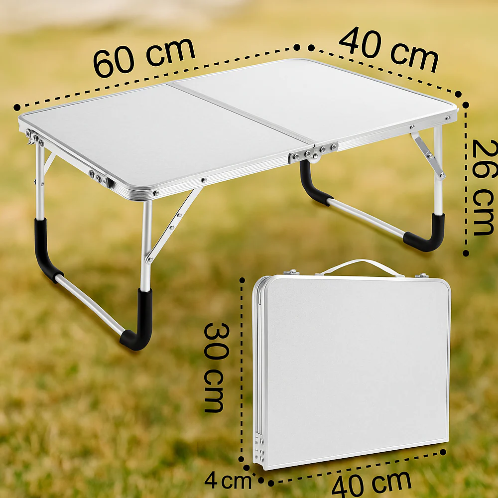 Fällbart lättvikts campingbord i aluminium - Bild 6