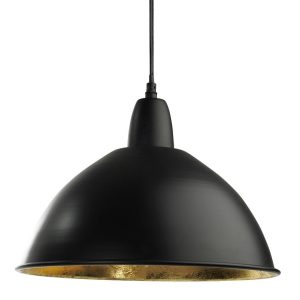Taklampa  CLASSIC  Svart/Guld 47cm  PR Home