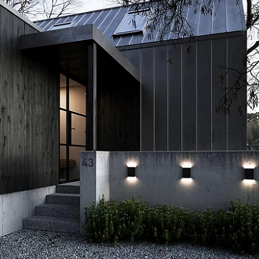 Vägglampa FOLD 15 Svart IP54 Nordlux - Bild 3