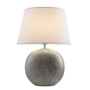 Bordslampa  GRAND  Krom/vit Large  JUUS