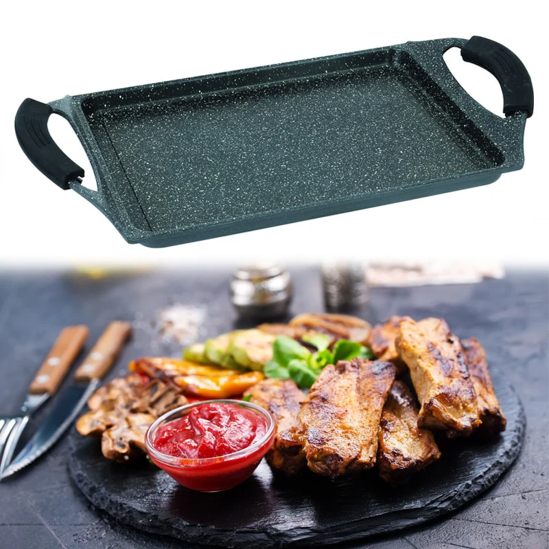 Grillbricka/grillpanna helt gjuten, non-stick aluminium - från Royalty Line - Bild 2