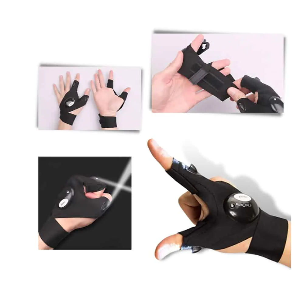 Handskar med inbyggt LED-ljus - Bild 6