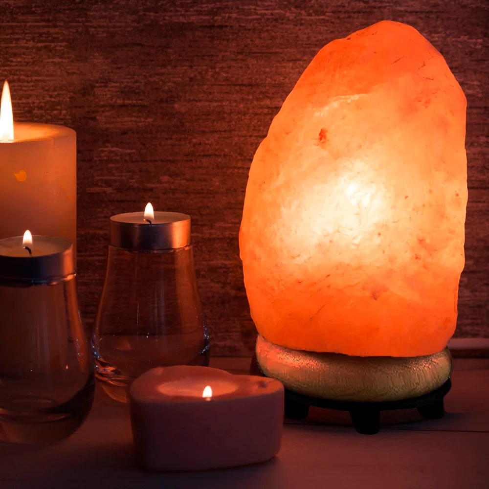 Himalayasaltlampa – ljus, ro och naturlig stämning (2 storlekar)