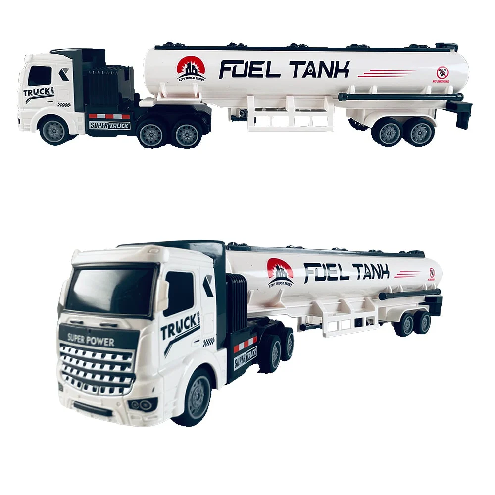 Radiostyrd lastbil med släpvagn 1:48 - modell "Fuel-Tank" eller "Conveyance" - - Bild 3