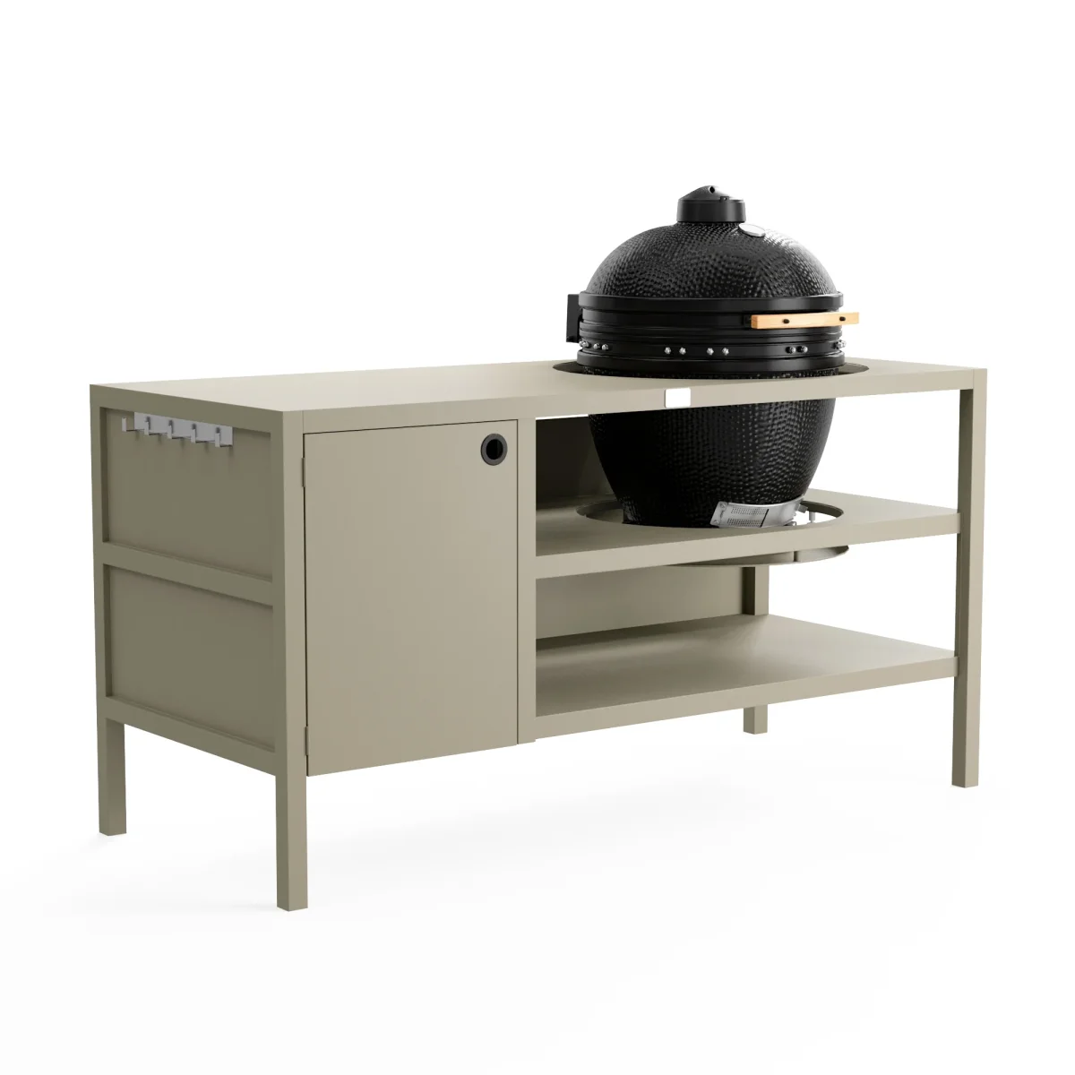 UMAMI Utekök Modul 3 för kamado + Kamado SUMO Midi, beige / svart - Bild 7