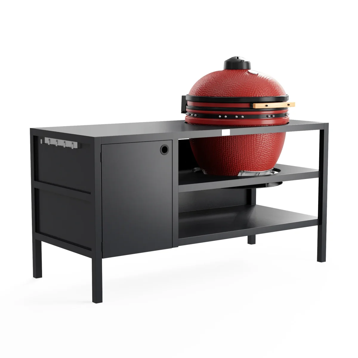 UMAMI Utekök Modul 3 för kamado + Kamado BONO Limited, svart / röd - Bild 6