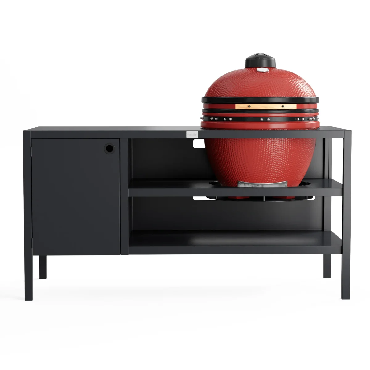 UMAMI Utekök Modul 3 för kamado + Kamado BONO Limited, svart / röd - Bild 3