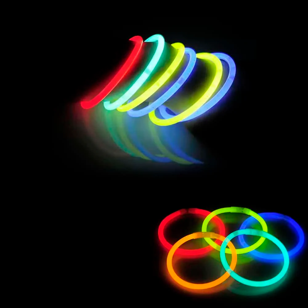 Självlysande armband (15 st), 5 x 200 mm - Bild 2