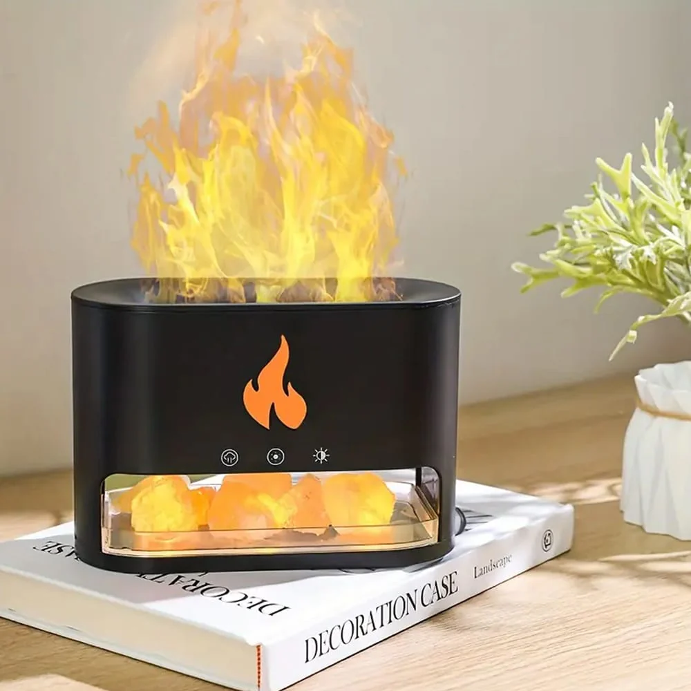 Vulkan Luftfuktare & Aroma Diffuser 240 ml med Kristallsalt - Bild 3
