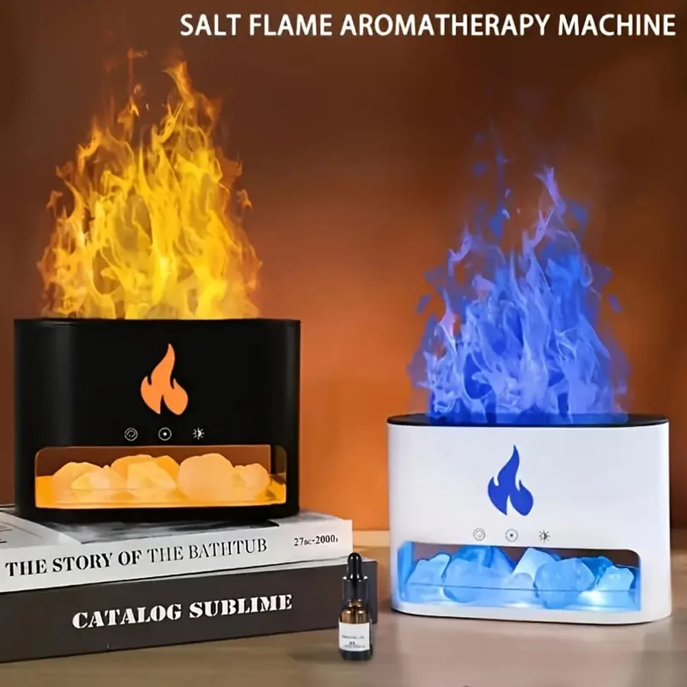 Vulkan Luftfuktare & Aroma Diffuser 240 ml med Kristallsalt - Bild 9